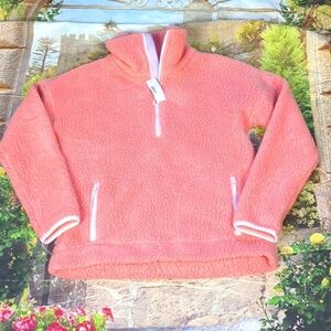 J. Crew vintage fleece Sherpa 1/4 zip fleece pullover size XS